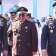 Aspidum Kejatisu Suhendri.SH.MH Mewakili Kejatisu  Dalam Peringatan HUT Bhayangkara ke -80 Tahun Di Lapangan Mapolda Sumut 