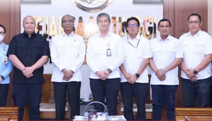 Kepala Kejaksaan Tinggi Sumut Muhibuddin SH.MH Terima Kunjungan Audensi  Jajaran BBWS Wilayah ll Medan Dan BP2JN -l