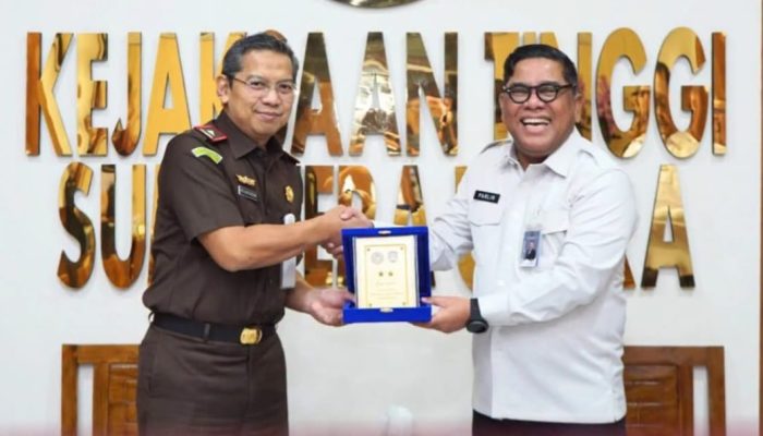 Kejati Sumut Di wakili Waka Jati Sumut Eko Adhyaksono, SH.MH Terima Kunjungan Kerja Direktorat Jendral Imigrasi Wilayah Sumut 