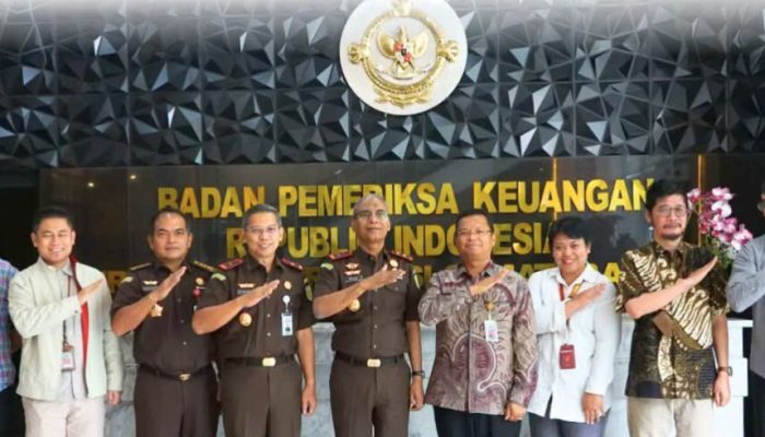 Kajati Sumut Muhibuddin.SH.MH Berama Wakajati Sumut Eko Adhyaksono, SH.,MH Hingga Asisten Tindak Pidana Khusus Johny William Pardede, SH.,MH Kunjungi Kantor Perwakilan BPK Sumut