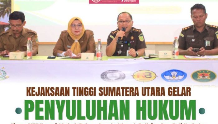 Tim Penkum Kejatisu Menggelar Penyuluhan Hukum Di SMK Negri 1 Lubuk Pakam