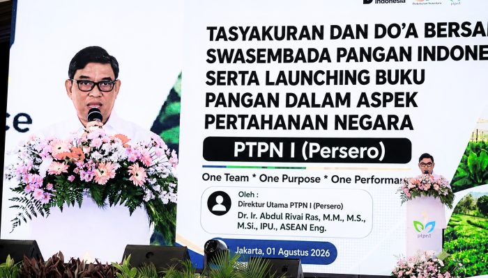 Abdul Rivai Ras: Aset PTPN I Harus Jadi Mesin Pertumbuhan Ekonomi Serta mendukung Ketahanan Pangan Nasional