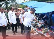 Bupati Nias Tinjau Harga dan Ketersediaan Pangan di Pekan Tetehosi