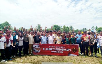 Festival Sepakbola Sugiat Santoso Cup Digelar di Langkat untuk Sambut HUT RI Ke 81 