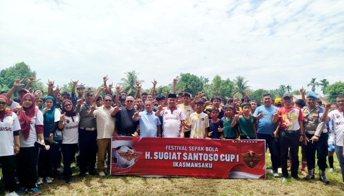 Festival Sepakbola Sugiat Santoso Cup Digelar di Langkat untuk Sambut HUT RI Ke 81 