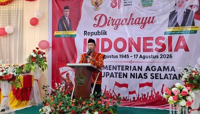 Kemenag Nias Selatan Laksanakan Ramah Tamah HUT ke-81 RI