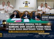 Purnawirawan Jenderal Polisi Bambang Ghiri Arianto Divonis Bebas dalam Kasus Smartboard Tebing Tinggi, PH: Fakta Persidangan Tegakkan Keadilan
