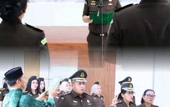 Kepala Kejaksaan Tanjung Balai Bobon Rubiana SH.MH Lantik 2 Kasi Di Lingkungan Kejaksaan Negeri Tanjung Balai