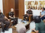 Wakajatisu Eko Adhyaksono, SH.,MH Terima Kunjungan Kerja Kepala Badan Informasi Intelejen Kemenhan Pusat Brigadir Jenderal Efran Gunawan, S.Sos.,M.IP diwakili Kolonel Sus Dr.Marjames Pakpahan, Kolonel Czi Istiyarto, ST beserta jajaran
