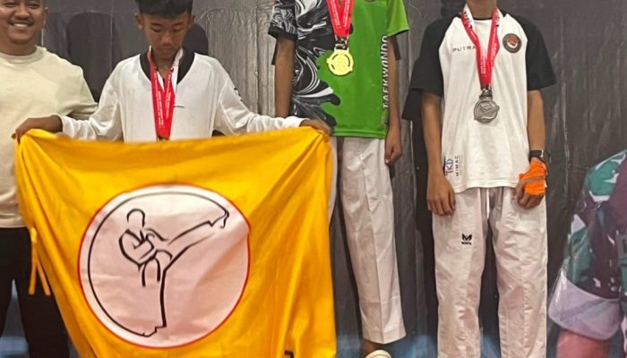 Siswa MTsN 1 Medan Raih Juara 1 Kyorugi pada 2nd Taekwondo Championship 2026 Piala Pangdam I Bukit Barisan