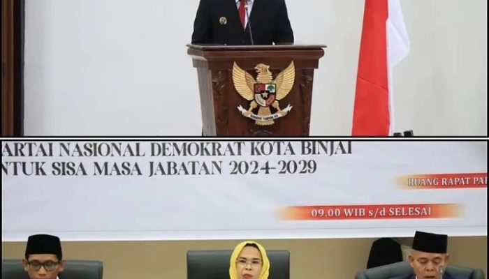 Wakil Wali Kota Binjai Hadiri Pengucapan Sumpah/Janji Anggota DPRD PAW, Harapkan Perkuat Sinergi dengan Pemko Binjai