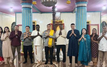 Pererat Toleransi dan Kerukunan, Kapolres Binjai Sambangi Kuil Sri Mariamman