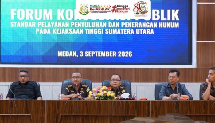 Kejati Sumut  Gelar FKP Dalam Rangka Menyerap Saran Dan Pendapat Layanan Publik Dalam Penyuluhan Hukum  Selama 2026 