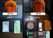 Komitmen Perangi Narkoba, Satres narkoba Polres Binjai Tangkap Dua Pengedar Dan Amankan Barang Bukti Sabu