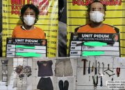 Gerak Cepat Satreskrim Polres Binjai, Dua Terduga Pelaku Curat Toko Rp157 Juta Dibekuk