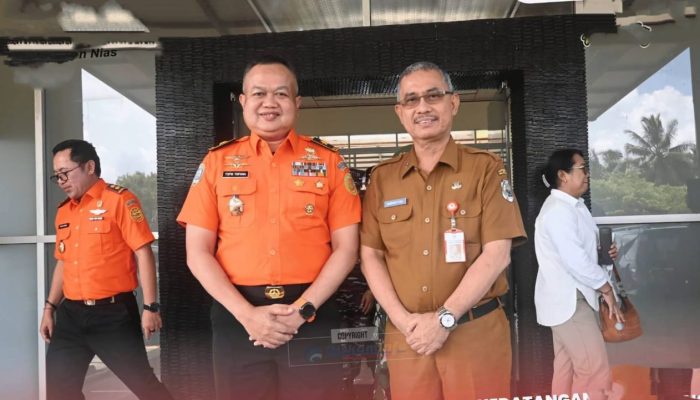 Sekdakab Nias Sambut Kunker Deputi Sarpras BNPP  