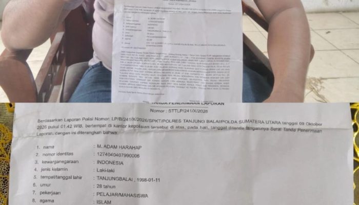 Ketua BARA Adam Harahap  Diduga Dikeroyok Empat Orang yang Mengaku Satnarkoba