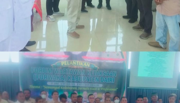 Forwaka Dairi Resmi Dilantik, Irfandi Tekankan Profesionalisme Jurnalis dan Perlindungan Hukum