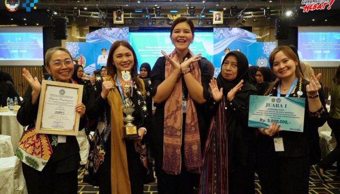 TP PKK Kota Gunungsitoli Raih Juara I Kategori Kota Lomba Vlog KILAS Sumatera Utara 2026