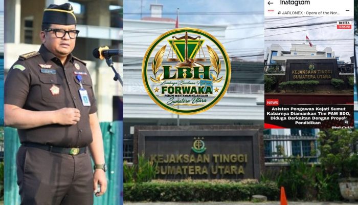 Tuduhan Aswas Diamankan PAM SDO Diduga Serangan Balasan Pemeriksaan Pengawasan Kejati Sumut atas Pejabat Disdik Sumut, LBH Forwaka Sumut Minta Dipolisikan  