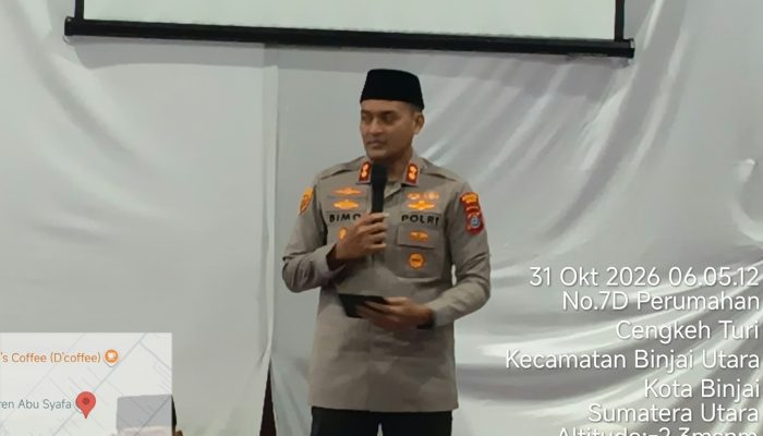 Polres Binjai Gelar Kegiatan Subuh Keliling Di Pondok Pesantren Abu Syafa, Mempererat Silaturahmi Dengan Tokoh Agama Dan  Masyarakat  