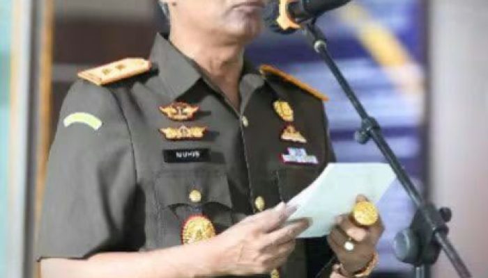 Kejatisu Muhibuddin SH.MH Pimpinan Upacara Peringatan Sumpah Pemuda ke 98 Tahun Di Lingkungan Kejatisu